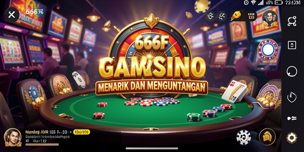 Tampilan menarik dari gameplay Kasino 666F dengan fitur inovatif.