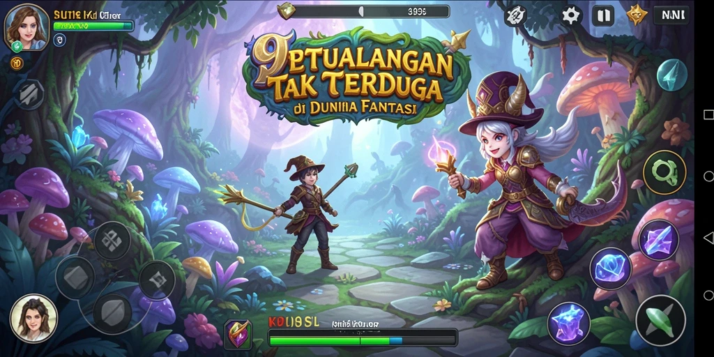 Tampak layar gameplay <strong>9SL</strong> yang menampilkan aksi penuh petualangan.