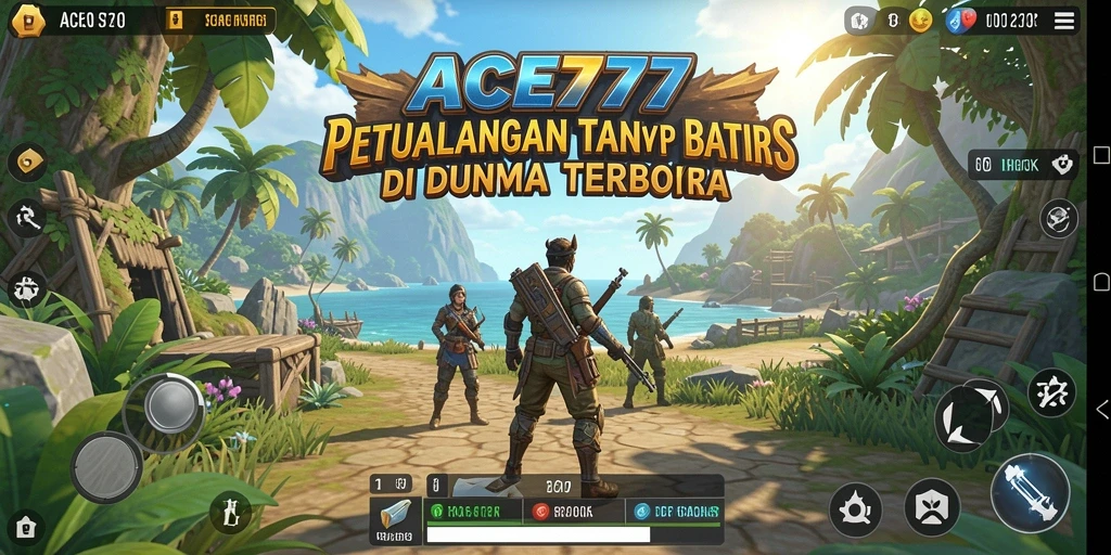 Tampilan gameplay ACE777 yang menakjubkan di dunia terbuka.