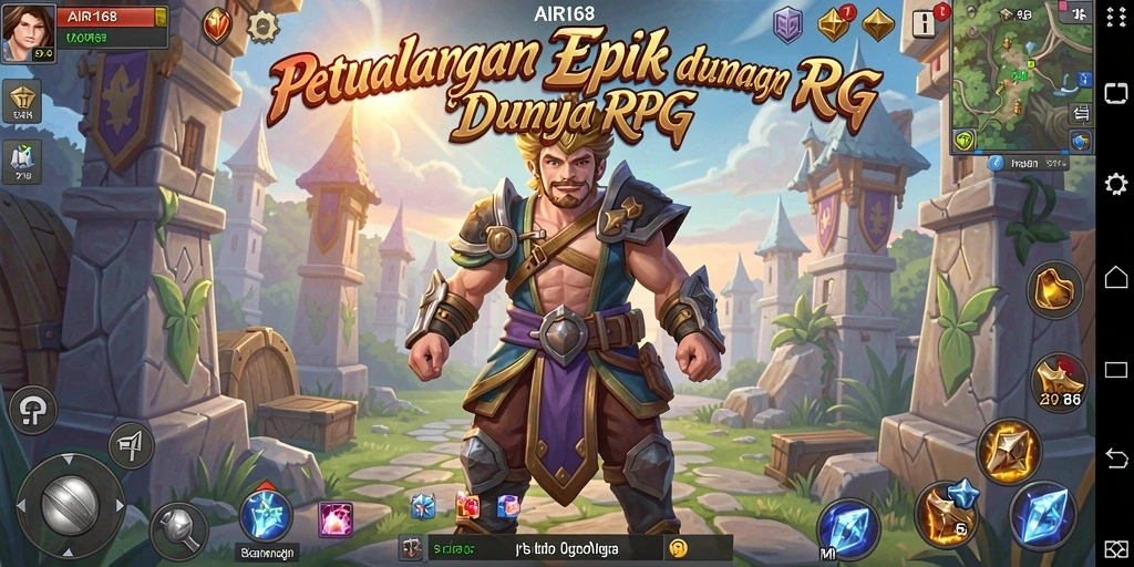 Tampilan menarik dari gameplay RPG yang mendebarkan.