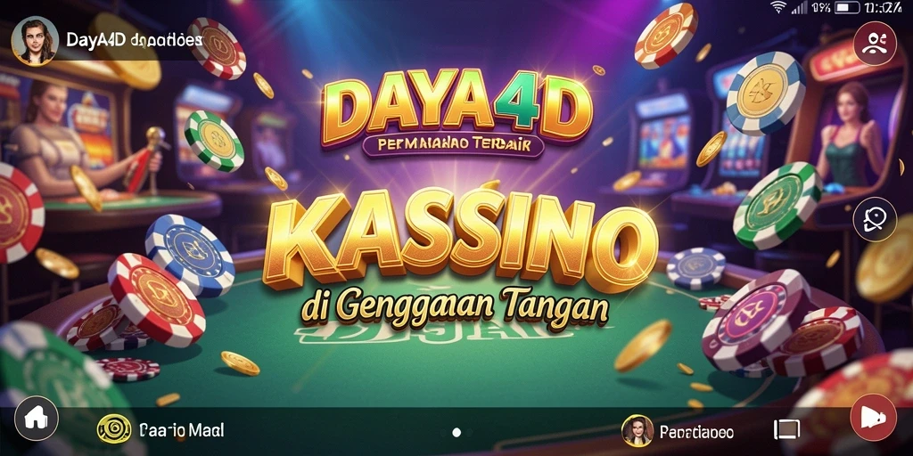 Tampilan gameplay menarik dari aplikasi Kasino DAYA4D.