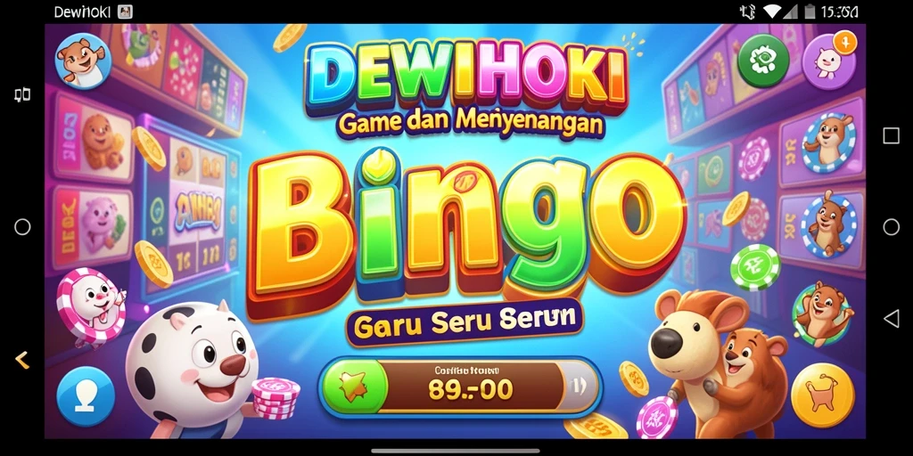 Screenshot DEWIHOKI menunjukkan pengalaman bermain Bingo yang mengasyikkan.