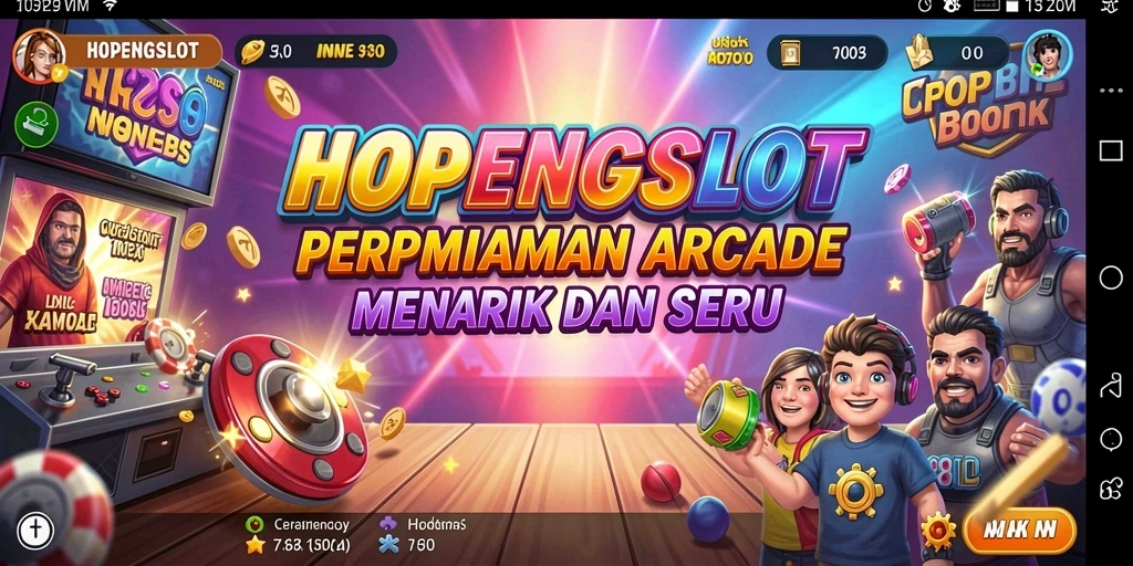 Tampilan gameplay HOPENGSLOT yang dinamis dan menarik.