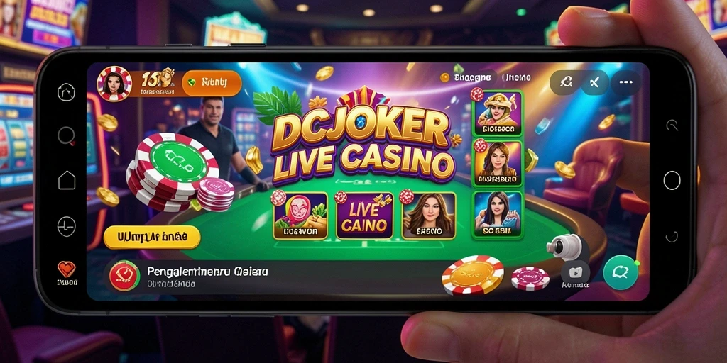 Tampilan gameplay Live Casino yang mendebarkan di IDCJOKER.
