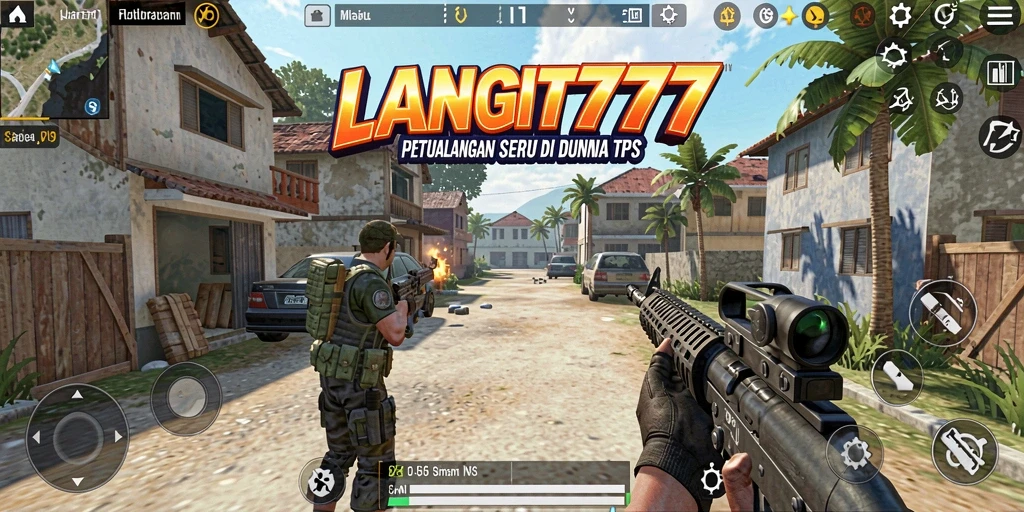 Tampilan gameplay mengesankan dari LANGIT777 yang penuh aksi.