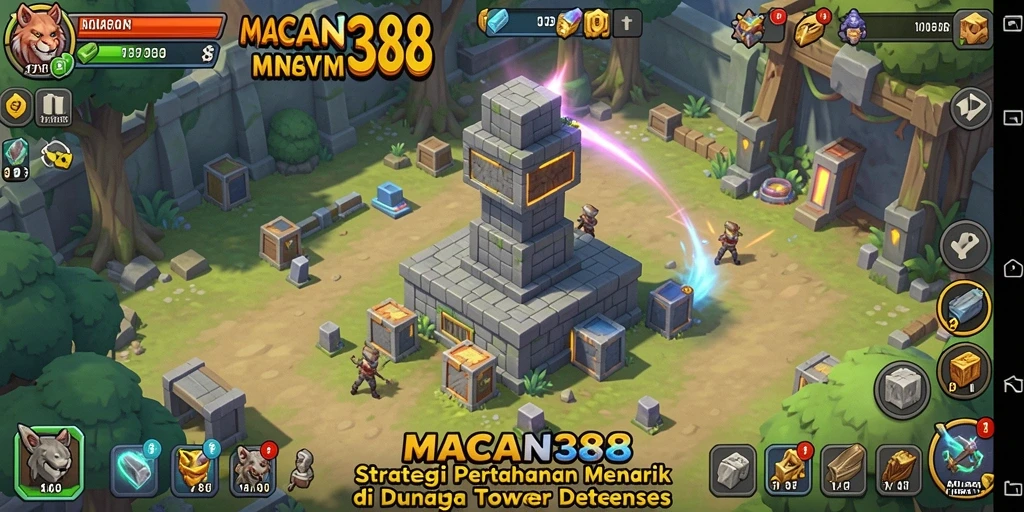 Screenshot gameplay Tower Defense yang menarik dan penuh aksi.