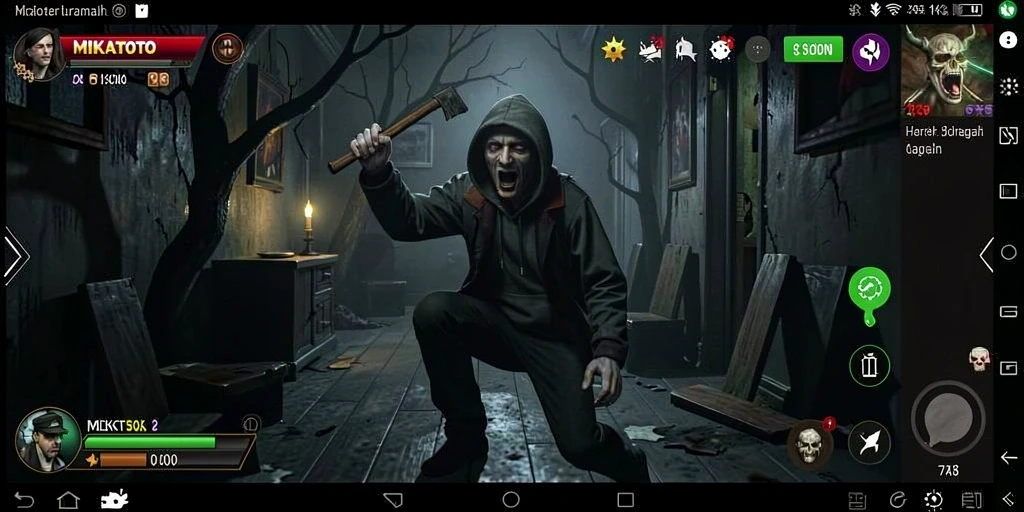 Tangkapan layar menunjukkan gameplay menegangkan dari MIKATOTO.