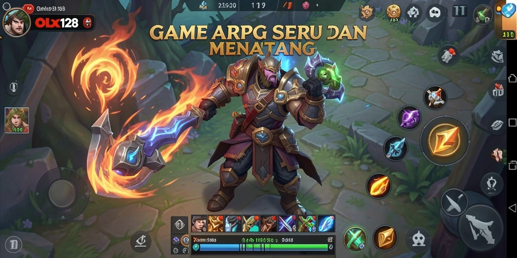 Pengalaman seru dalam gameplay ARPG OLX128 yang mendebarkan.