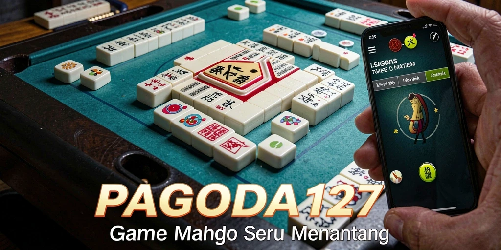 Tampilan gameplay seru dalam PAGODA127, dengan berbagai ubin Mahjong yang menantang.