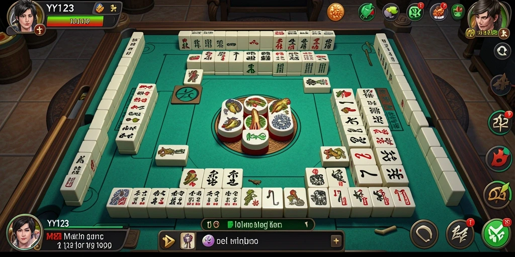 Gameplay seru Mahjong di YY123 yang penuh tantangan.